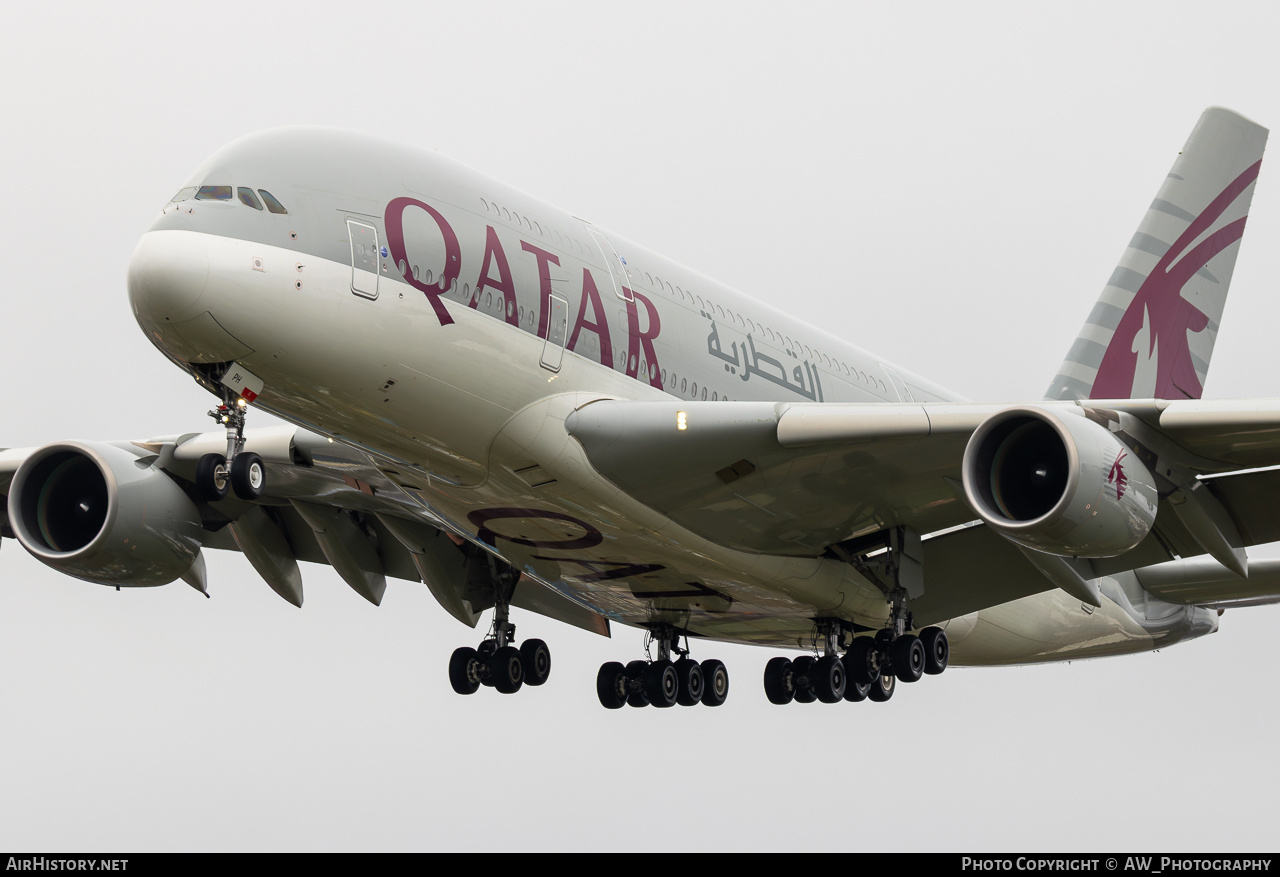 Aircraft Photo of A7-APH | Airbus A380-861 | Qatar Airways | AirHistory.net #820749