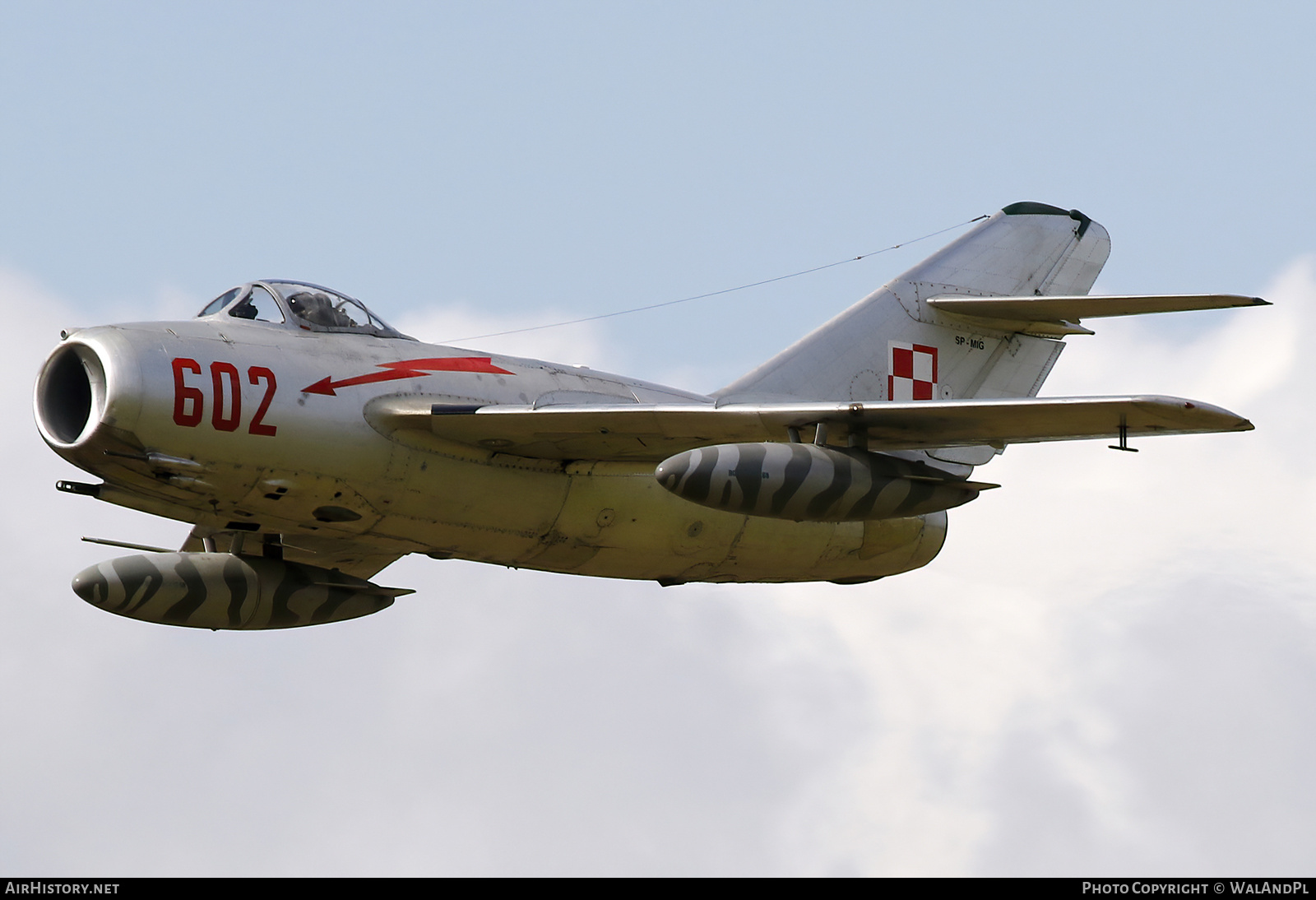 Aircraft Photo of SP-MIG / 602 | PZL-Mielec Lim-2 (MiG-15bis) | Poland - Air Force | AirHistory.net #820756