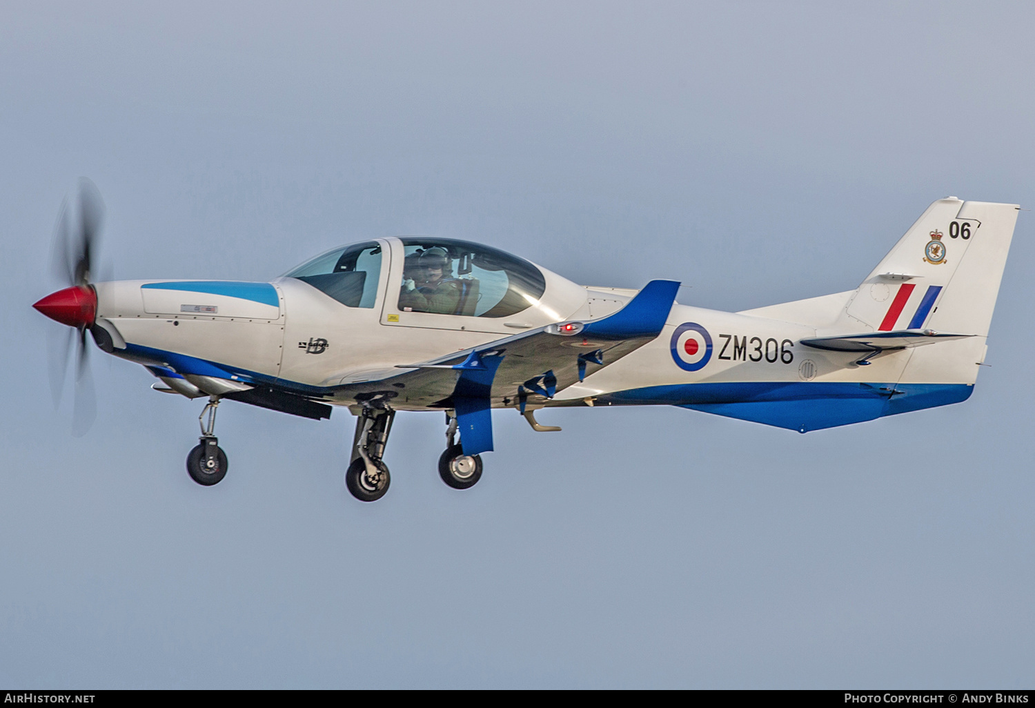 Aircraft Photo of ZM306 | Grob G-120TP-A Prefect T1 | UK - Air Force | AirHistory.net #820758