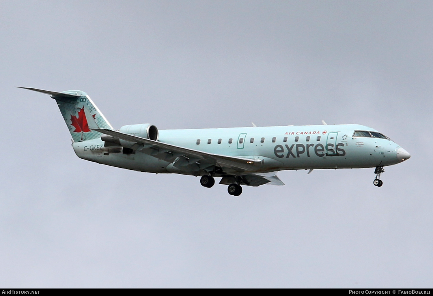 Aircraft Photo of C-GKEZ | Bombardier CRJ-200ER (CL-600-2B19) | Air Canada Express | AirHistory.net #820778