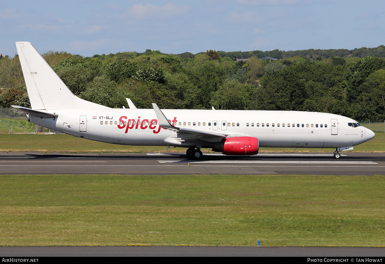 Aircraft Photo of VT-SLJ | Boeing 737-8EH | SpiceJet | AirHistory.net #820803