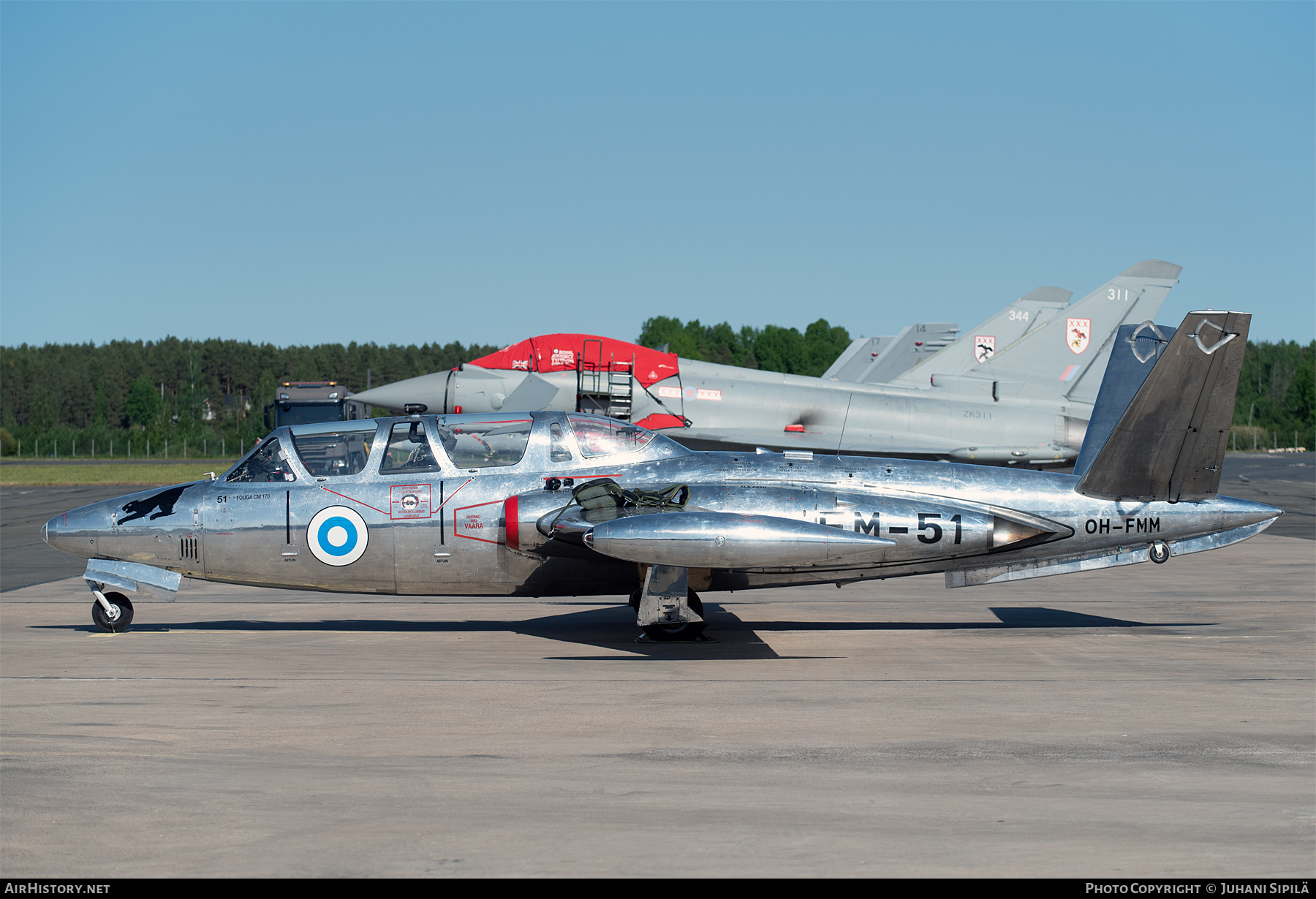 Aircraft Photo of OH-FMM / FM-51 | Fouga CM-170R Magister | Finland - Air Force | AirHistory.net #820805