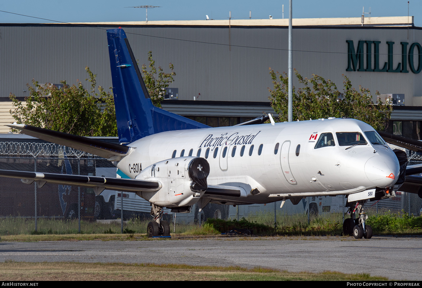 Aircraft Photo of C-GOIA | Saab 340B | Pacific Coastal Airlines | AirHistory.net #820809