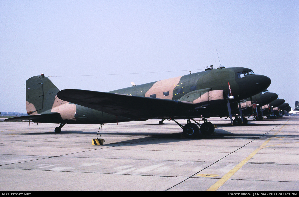 Aircraft Photo of 43-49919 / 919 | Douglas C-47B Skytrain | Thailand - Air Force | AirHistory.net #820819