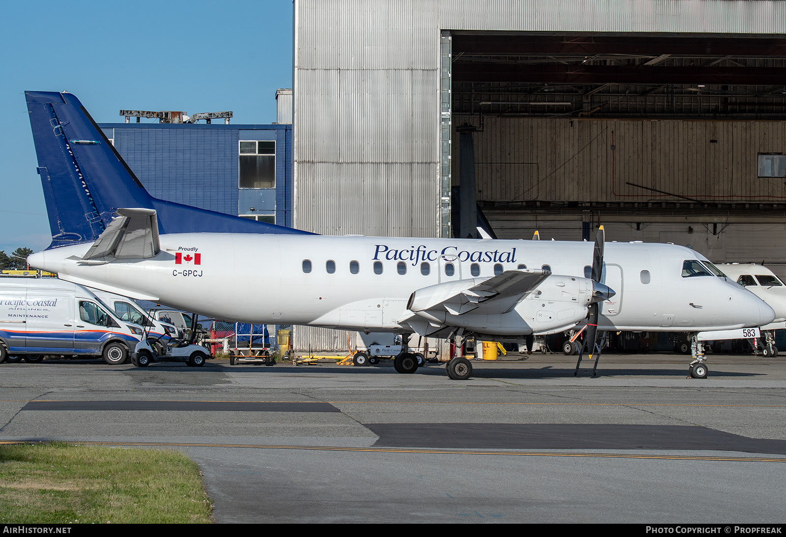 Aircraft Photo of C-GPCJ | Saab 340B/Plus | Pacific Coastal Airlines | AirHistory.net #820843