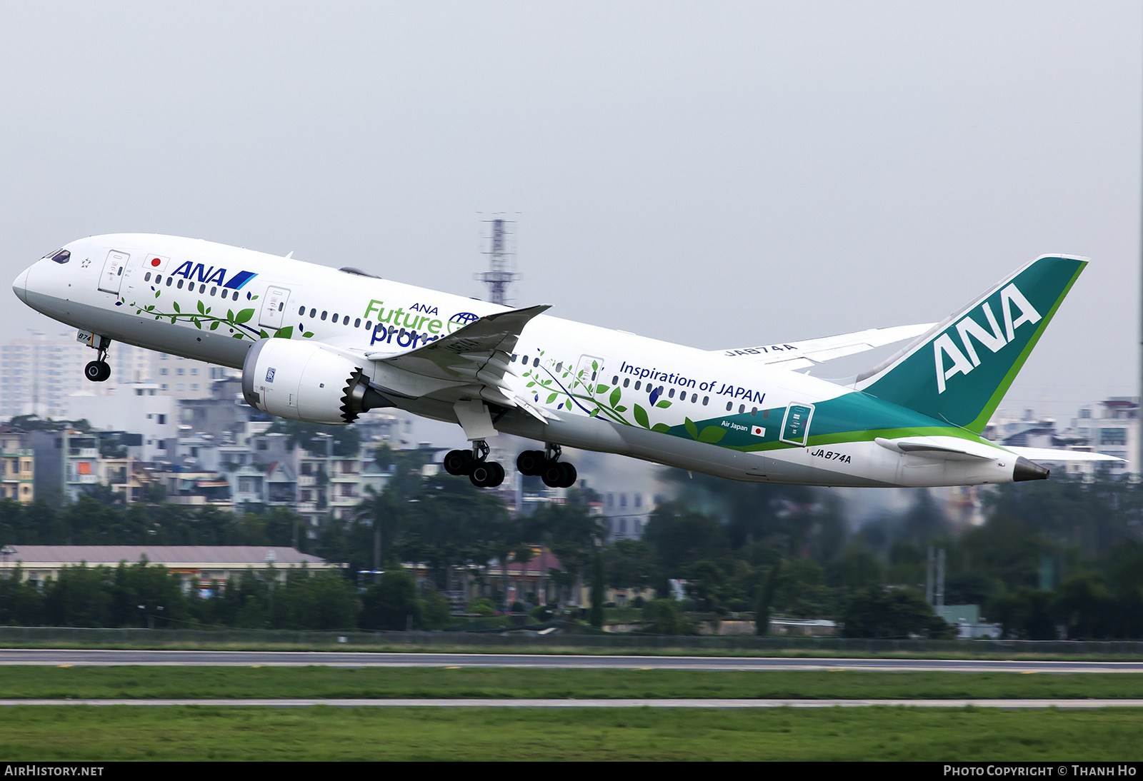Aircraft Photo of JA874A | Boeing 787-8 Dreamliner | All Nippon Airways - ANA | AirHistory.net #820847