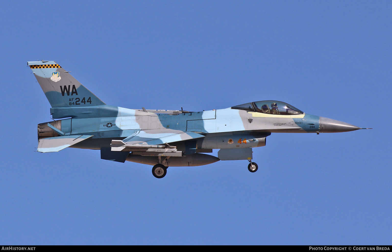 Aircraft Photo of 84-1244 / AF84244 | General Dynamics F-16C Fighting Falcon | USA - Air Force | AirHistory.net #820849