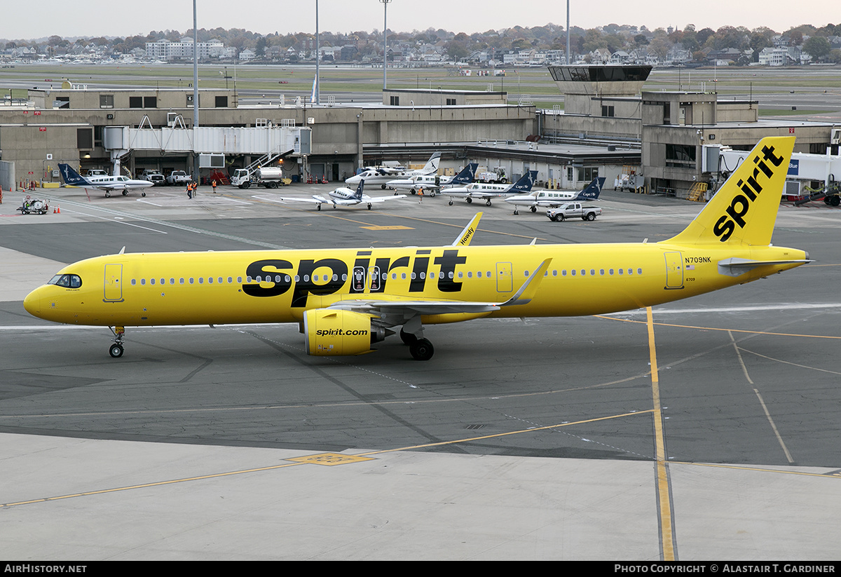 Aircraft Photo of N709NK | Airbus A321-271NX | Spirit Airlines | AirHistory.net #820873