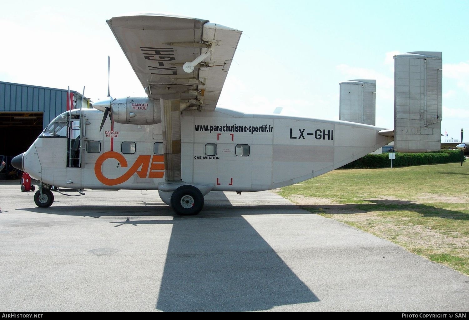 Aircraft Photo of LX-GHI | Short SC.7 Skyvan 3-100 | CAE Aviation | AirHistory.net #820875