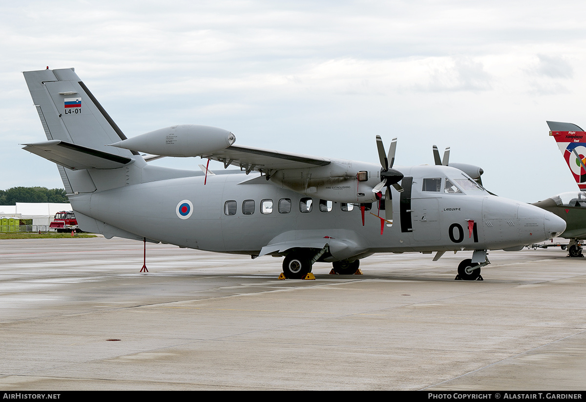 Aircraft Photo of L4-01 | Let L-410UVP-E Turbolet | Slovenia - Air Force | AirHistory.net #820885