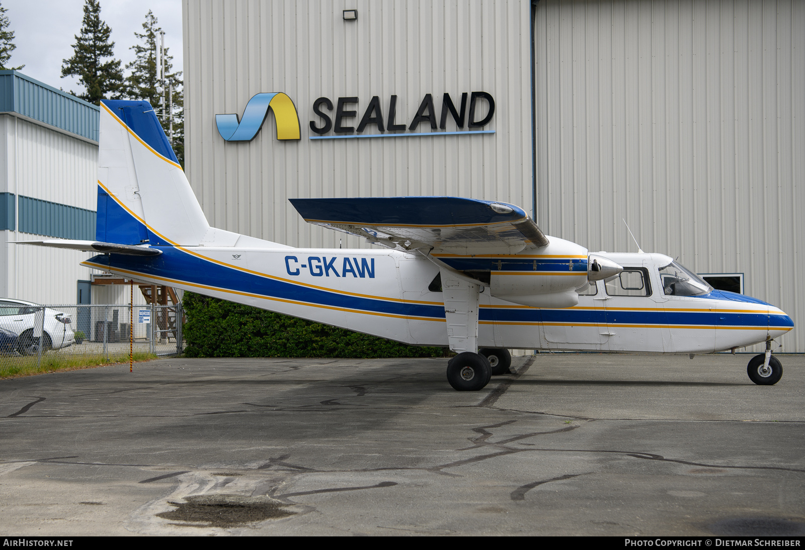 Aircraft Photo of C-GKAW | Britten-Norman BN-2A-8 Islander | AirHistory.net #820909