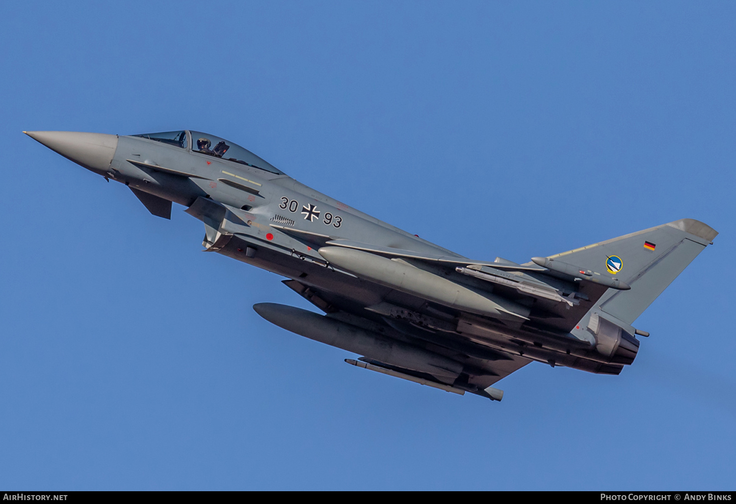 Aircraft Photo of 3093 | Eurofighter EF-2000 Typhoon S | Germany - Air Force | AirHistory.net #820920