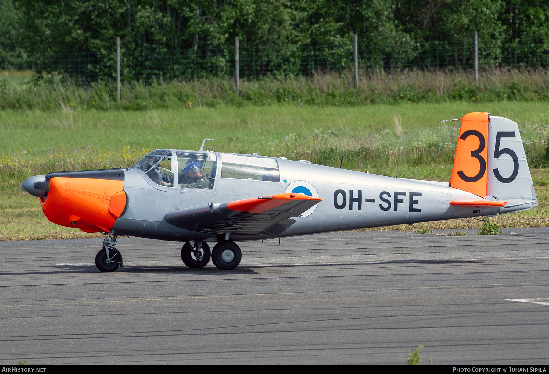 Aircraft Photo of OH-SFE | Saab 91D Safir | Finland - Air Force | AirHistory.net #820925