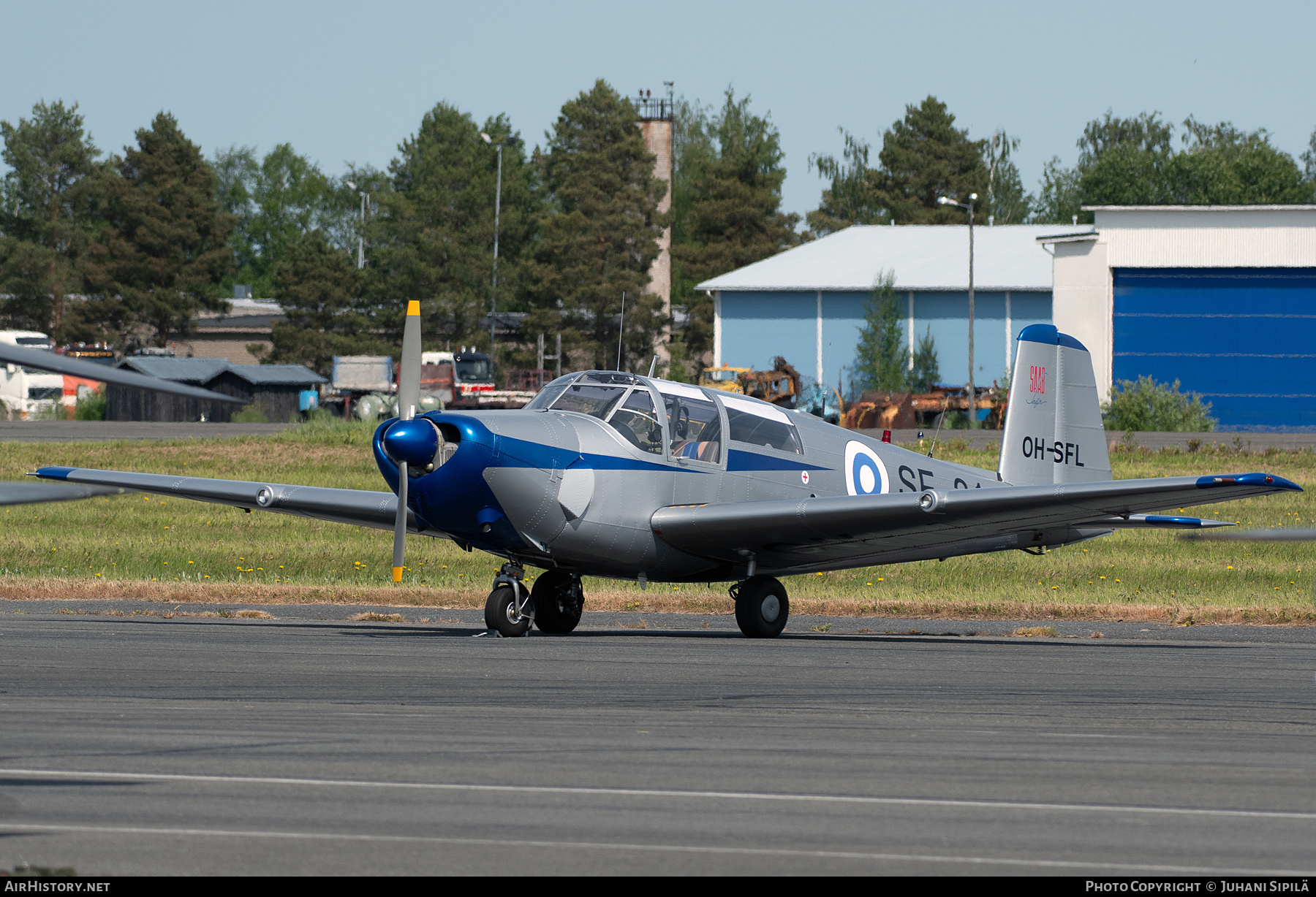 Aircraft Photo of OH-SFL | Saab 91D Safir | Finland - Air Force | AirHistory.net #820938