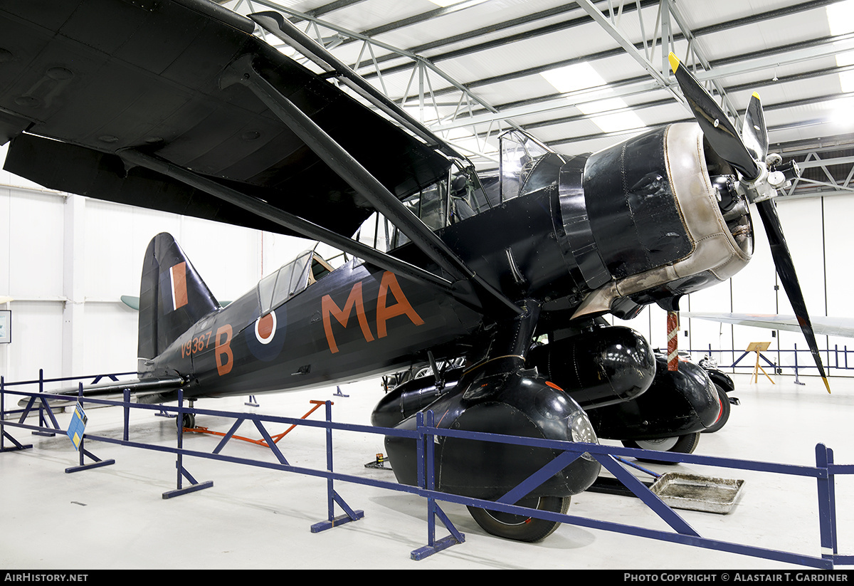 Aircraft Photo of G-AZWT / V9367 | Westland Lysander Mk.IIIA | UK - Air Force | AirHistory.net #820951