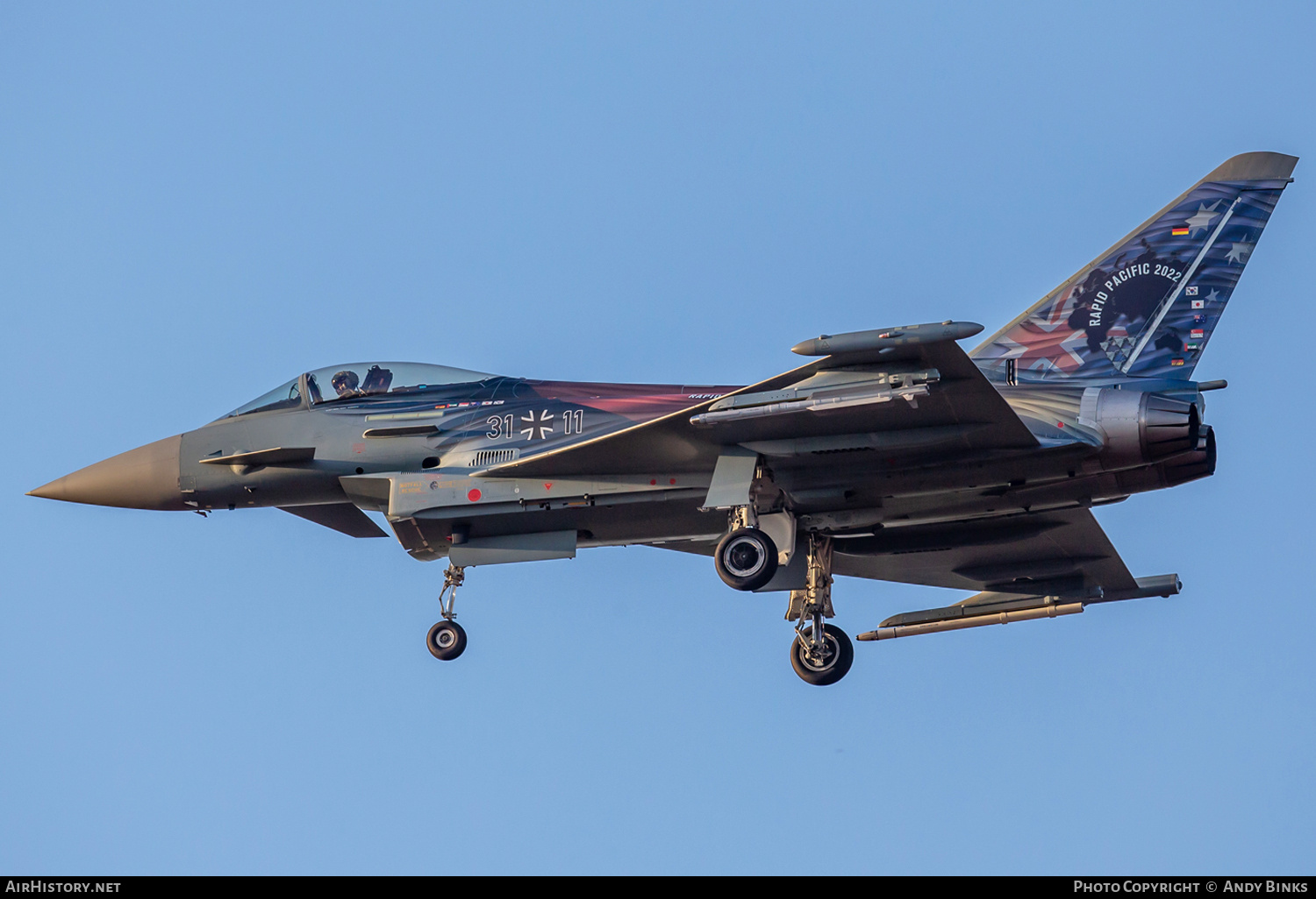 Aircraft Photo of 3111 | Eurofighter EF-2000 Typhoon S | Germany - Air Force | AirHistory.net #820953