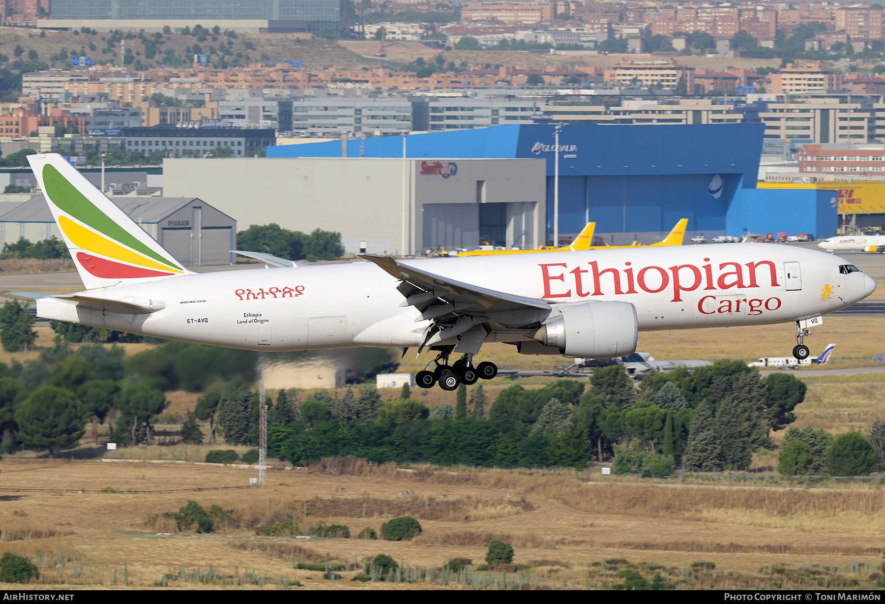 Aircraft Photo of ET-AVQ | Boeing 777-F | Ethiopian Airlines Cargo | AirHistory.net #820954