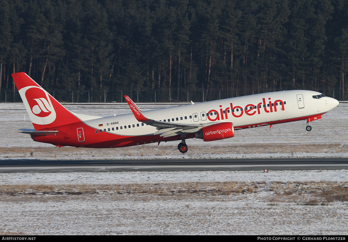 Aircraft Photo of D-ABBE | Boeing 737-86J | Air Berlin | AirHistory.net #820959