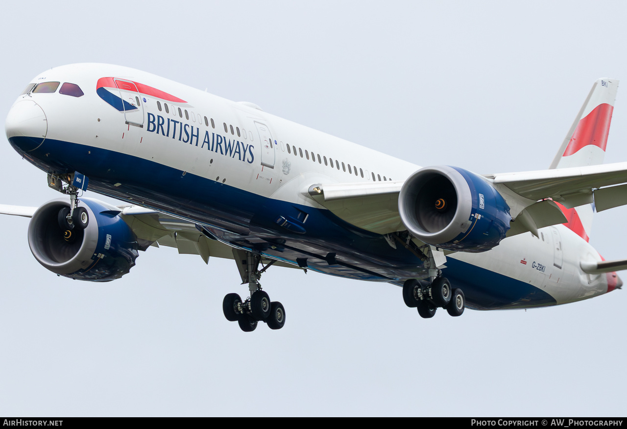 Aircraft Photo of G-ZBKI | Boeing 787-9 Dreamliner | British Airways | AirHistory.net #820970