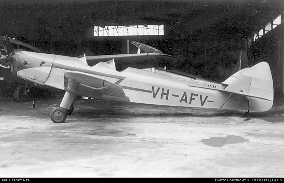 Aircraft Photo of VH-AFV | De Havilland D.H. 94 Moth Minor | AirHistory.net #820986