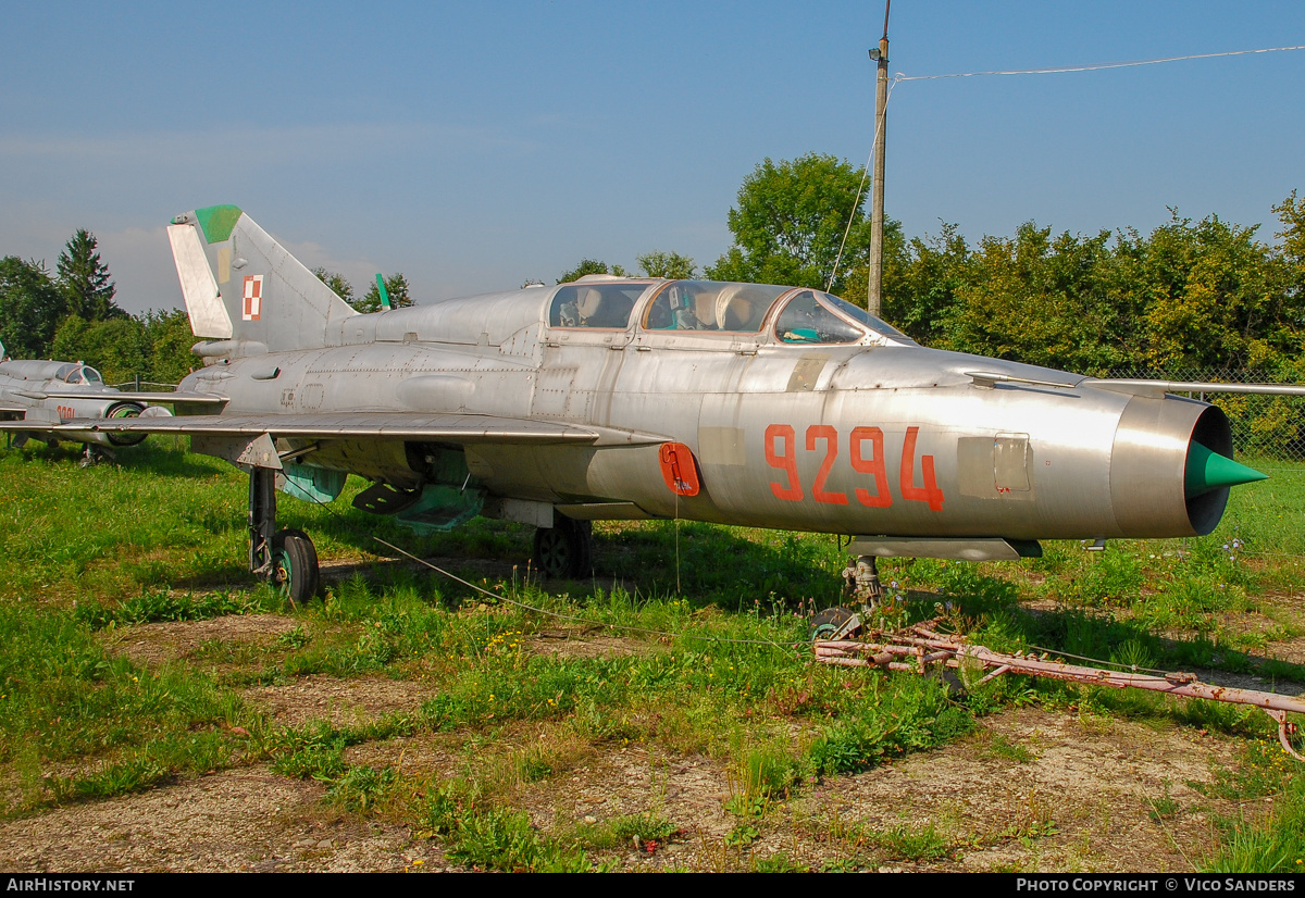 Aircraft Photo of 9294 | Mikoyan-Gurevich MiG-21UM | Poland - Air Force | AirHistory.net #820990