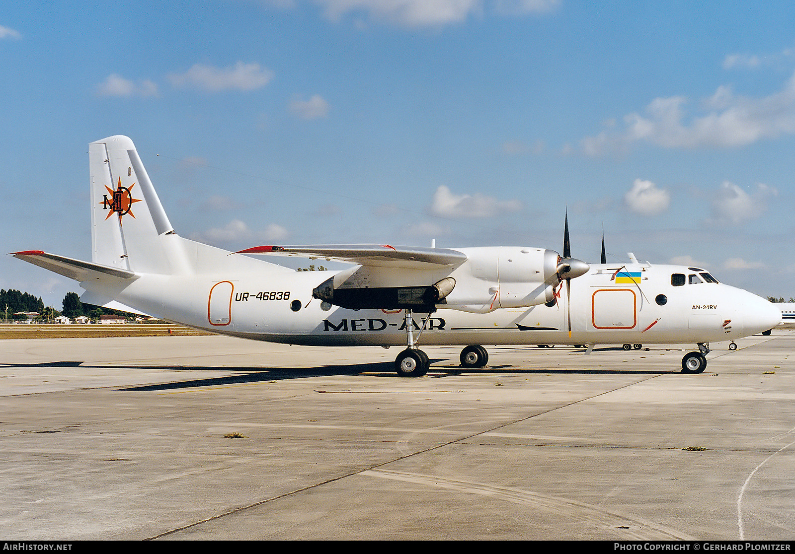 Aircraft Photo of UR-46838 | Antonov An-24RV | Med-Air | AirHistory.net #821002