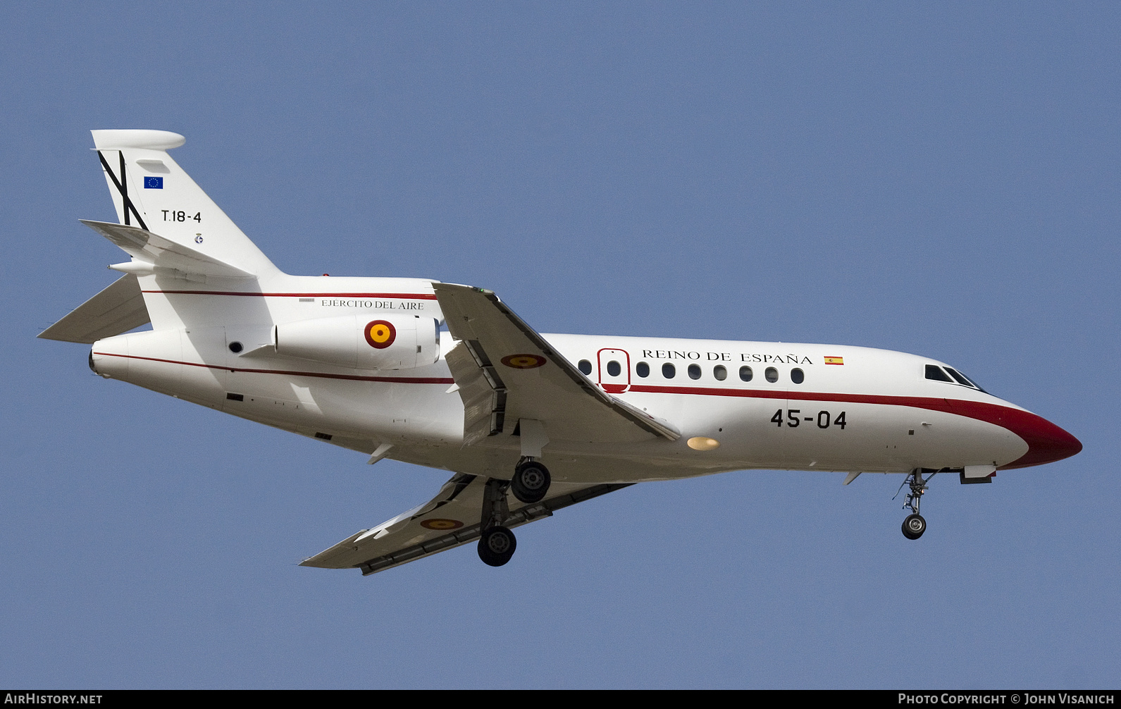 Aircraft Photo of T18-4 | Dassault Falcon 900B | Spain - Air Force | AirHistory.net #821053