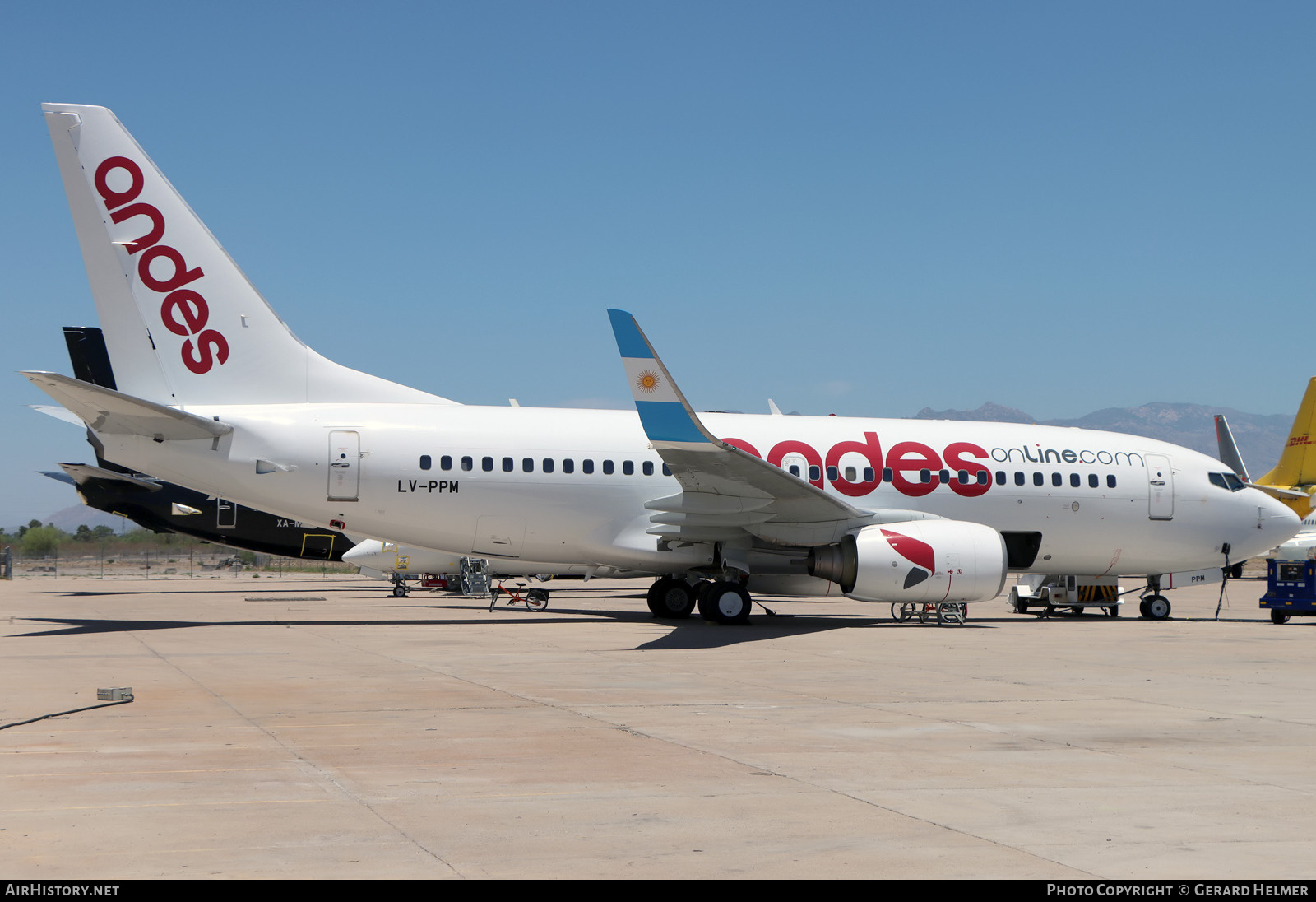 Aircraft Photo of LV-PPM | Boeing 737-7K2 | Andes Líneas Aéreas | AirHistory.net #821055