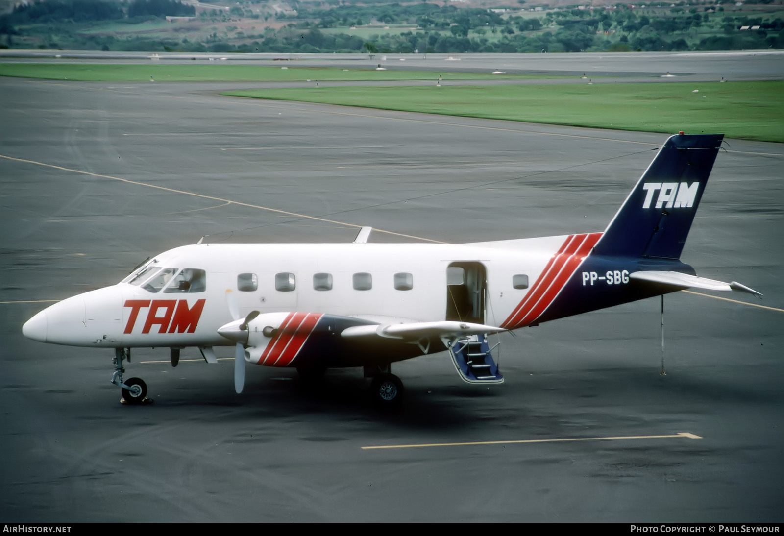 Aircraft Photo of PP-SBG | Embraer EMB-110C Bandeirante | TAM Linhas Aéreas | AirHistory.net #821083