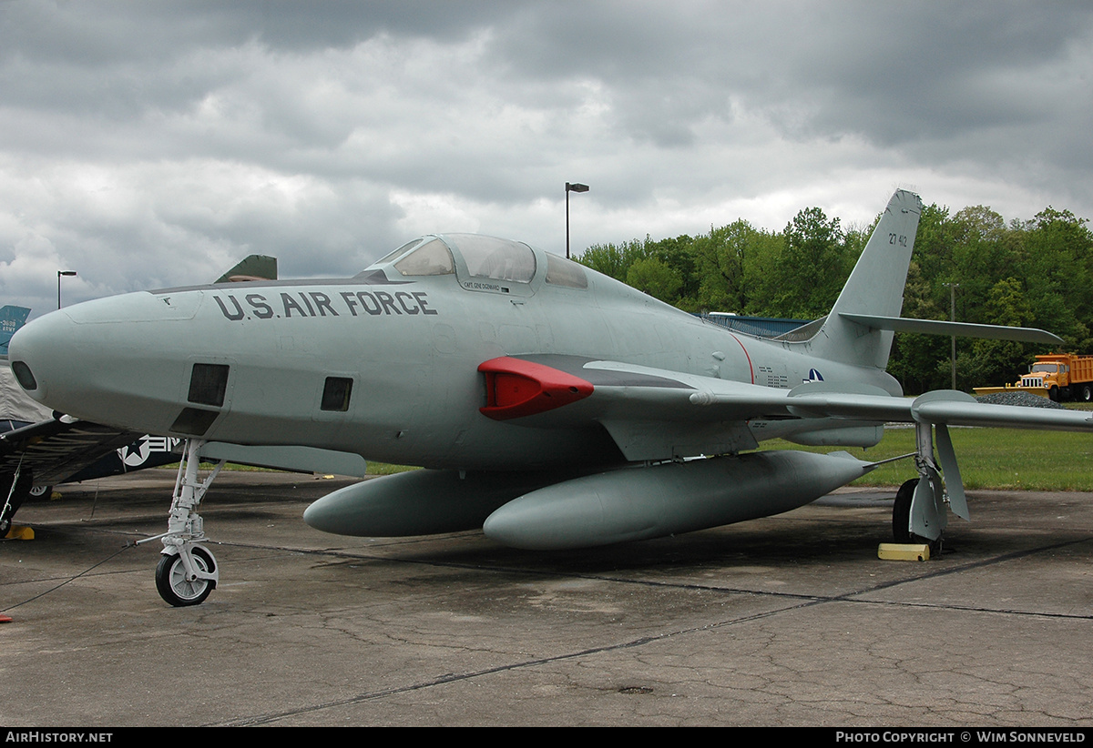 Aircraft Photo of 27412 | Republic RF-84F Thunderflash | USA - Air Force | AirHistory.net #821085