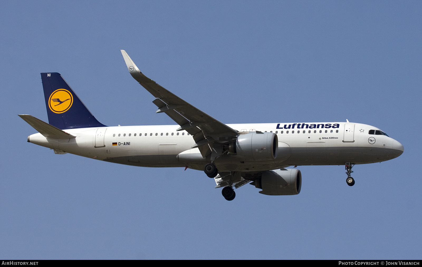 Aircraft Photo of D-AINI | Airbus A320-271N | Lufthansa | AirHistory.net #821089