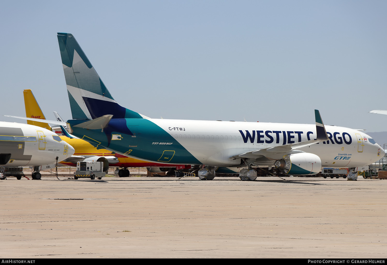 Aircraft Photo of C-FTWJ | Boeing 737-804SF | WestJet Cargo | AirHistory.net #821090