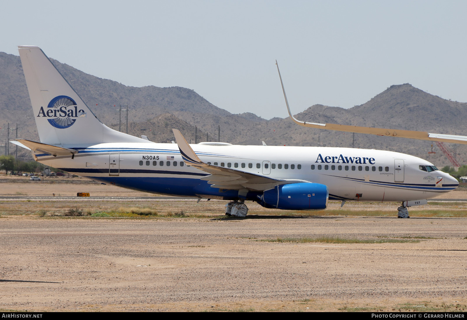 Aircraft Photo of N30AS | Boeing 737-76N | AerSale | AirHistory.net #821101