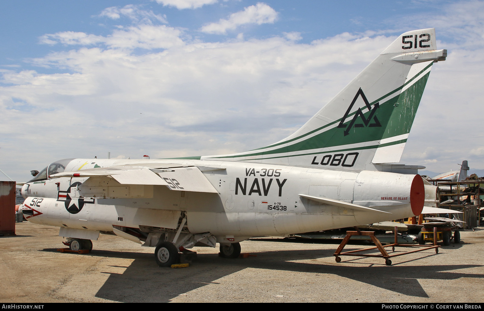 Aircraft Photo of 154538 | LTV A-7B Corsair II | USA - Navy | AirHistory.net #821161