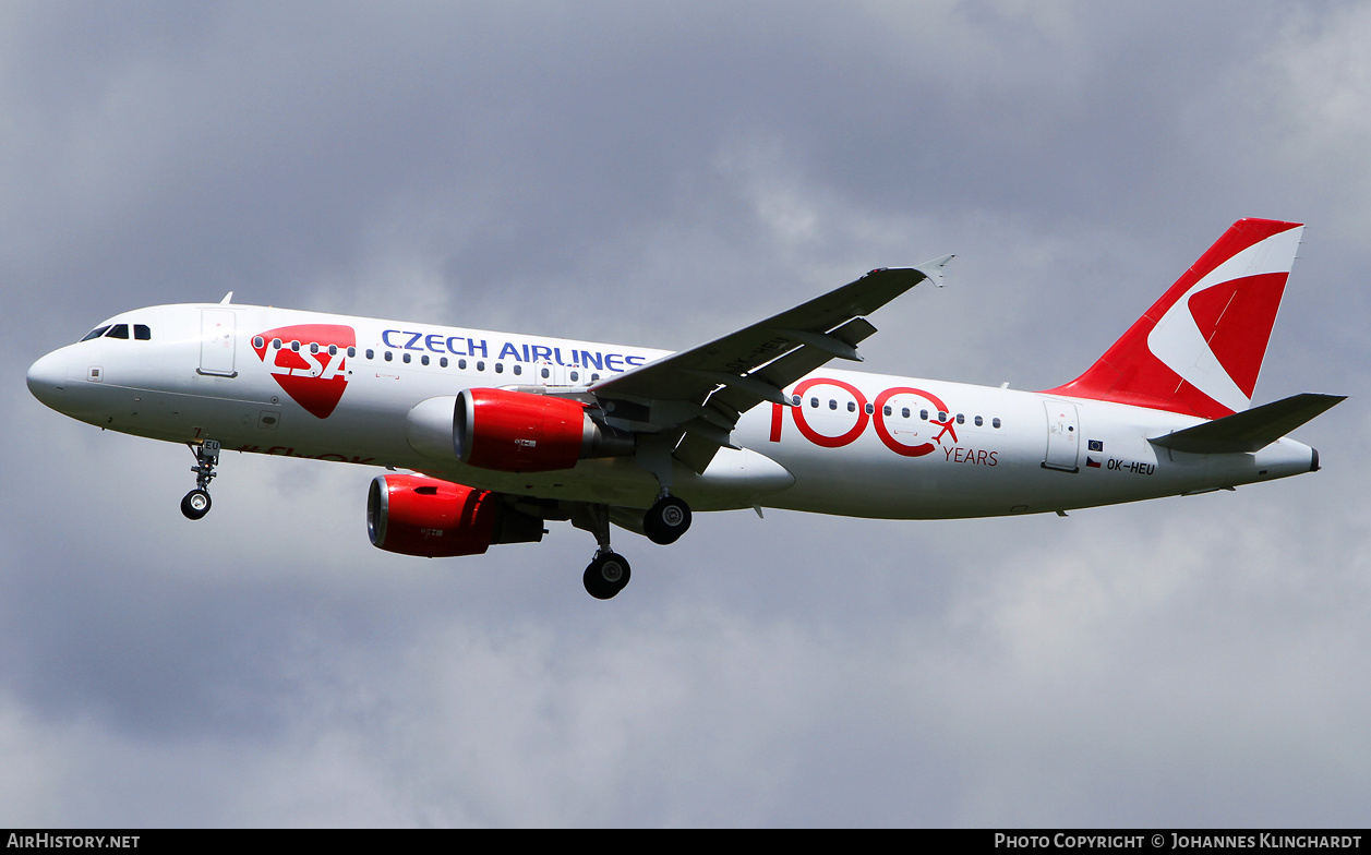 Aircraft Photo of OK-HEU | Airbus A320-214 | ČSA - Czech Airlines | AirHistory.net #821163