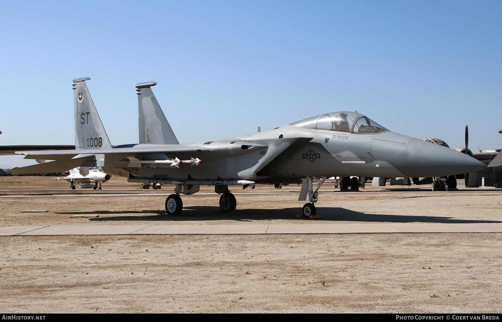Aircraft Photo of 76-0008 / AF76-008 | McDonnell Douglas GF-15A Eagle | USA - Air Force | AirHistory.net #821209