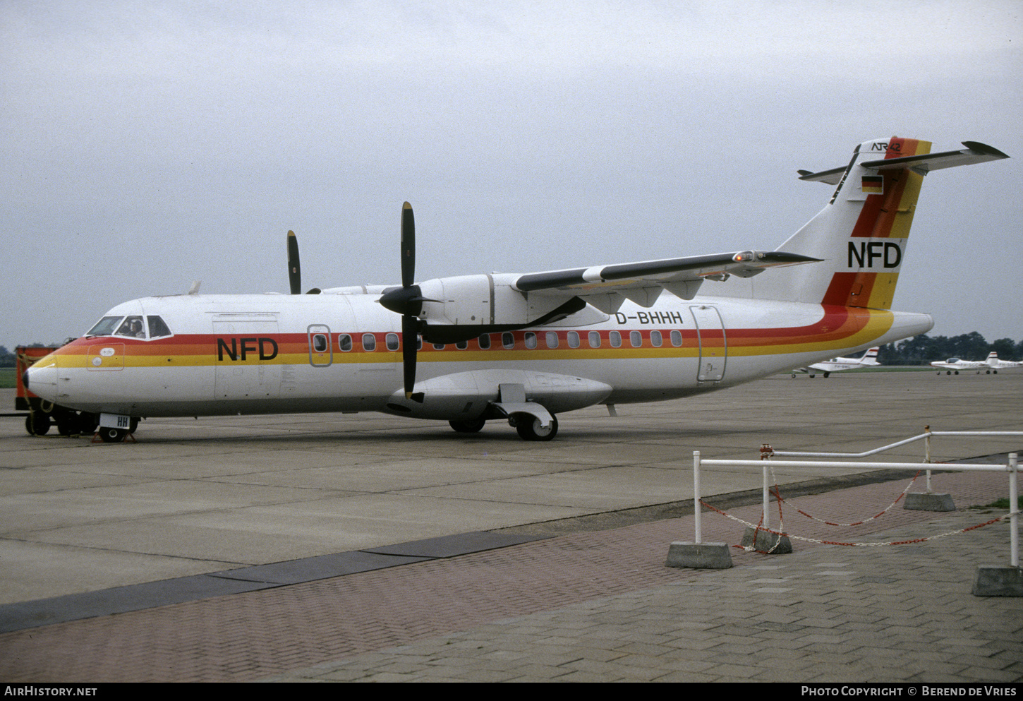 Aircraft Photo of D-BHHH | ATR ATR-42-300 | NFD - Nürnberger Flugdienst | AirHistory.net #821212