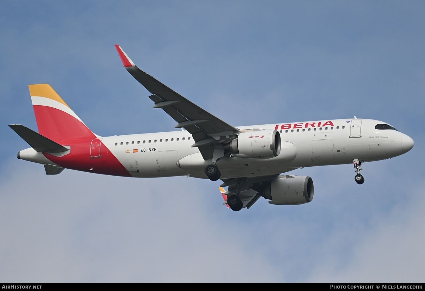 Aircraft Photo of EC-NZP | Airbus A320-251N | Iberia | AirHistory.net #821240