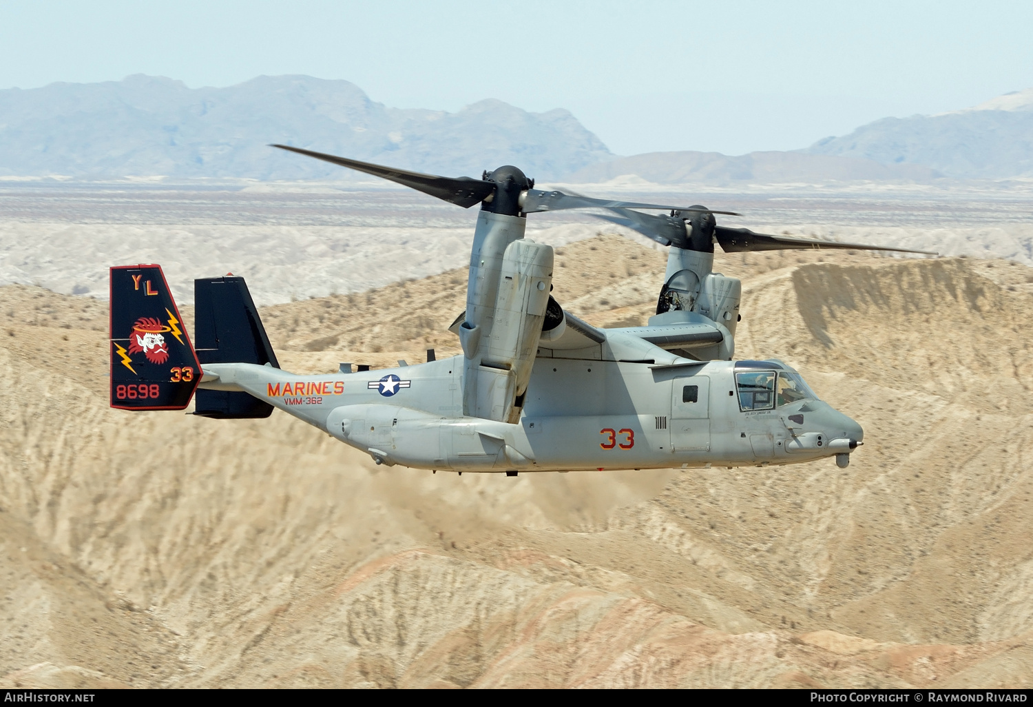 Aircraft Photo of 168698 / 8698 | Bell-Boeing MV-22B Osprey | USA - Marines | AirHistory.net #821241