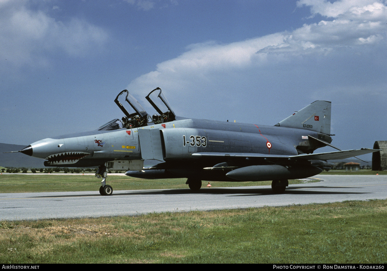 Aircraft Photo of 67-0353 / AF67-353 | McDonnell Douglas F-4E Phantom II | Turkey - Air Force | AirHistory.net #821250