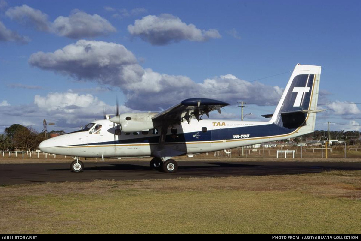 Aircraft Photo of VH-TGU | De Havilland Canada DHC-6-200 Twin Otter | Trans-Australia Airlines - TAA | AirHistory.net #821283