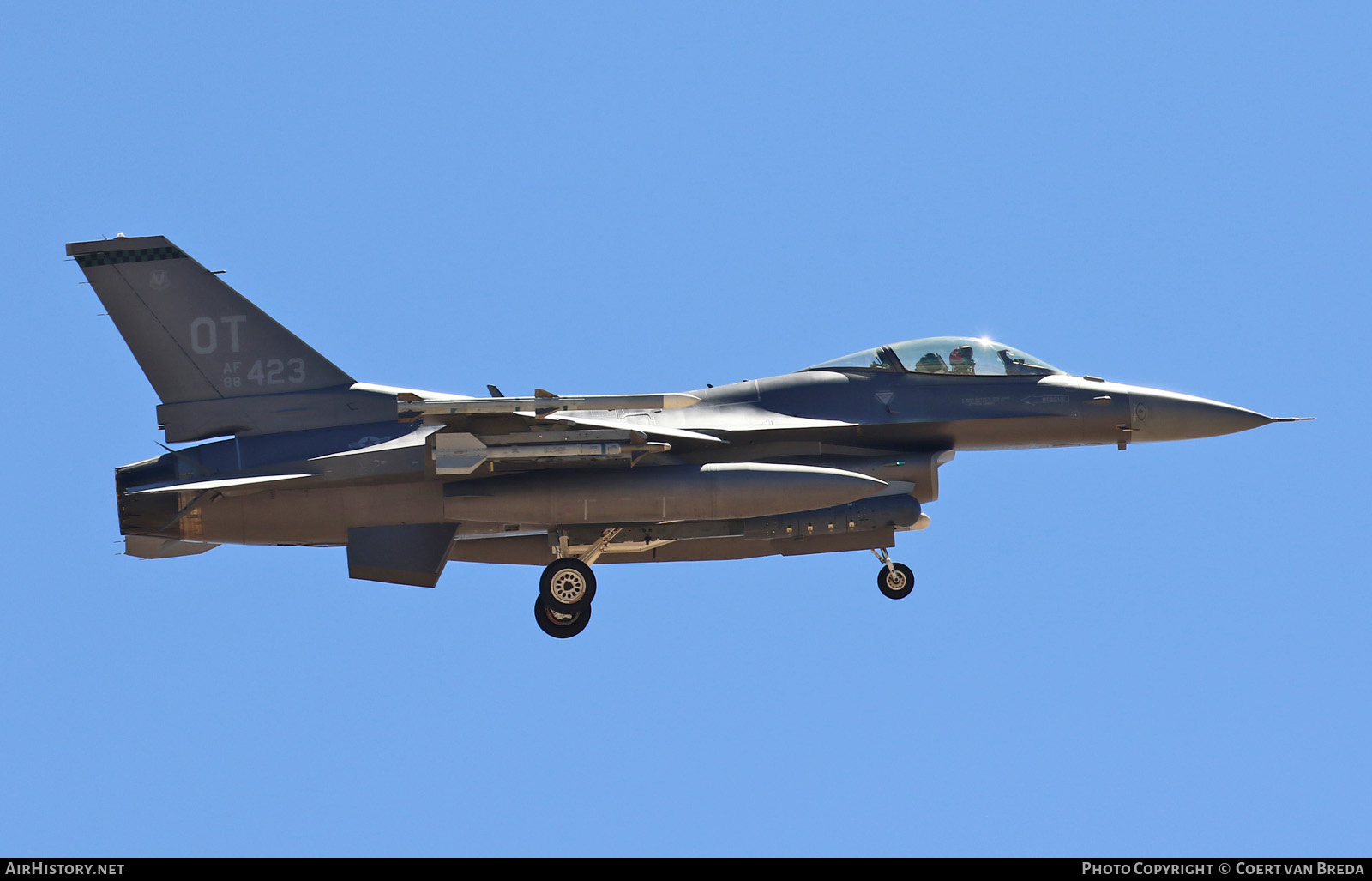 Aircraft Photo of 88-0423 / AF88-423 | General Dynamics F-16C Fighting Falcon | USA - Air Force | AirHistory.net #821317