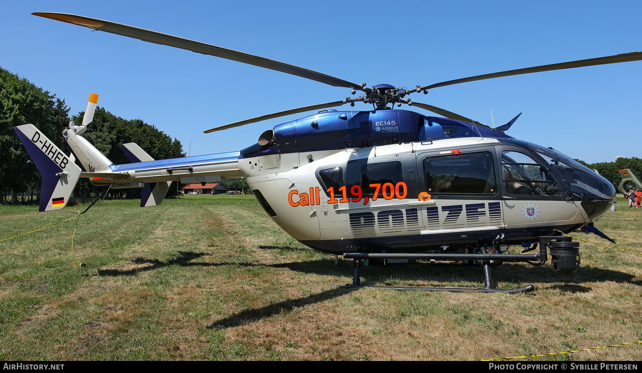Aircraft Photo of D-HHEB | Eurocopter-Kawasaki BK-117/EC-145 | Polizei | AirHistory.net #821323