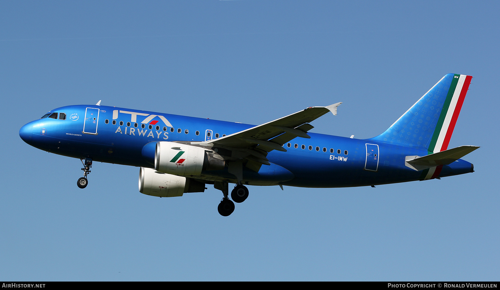 Aircraft Photo of EI-IMW | Airbus A319-111 | ITA Airways | AirHistory.net #821340
