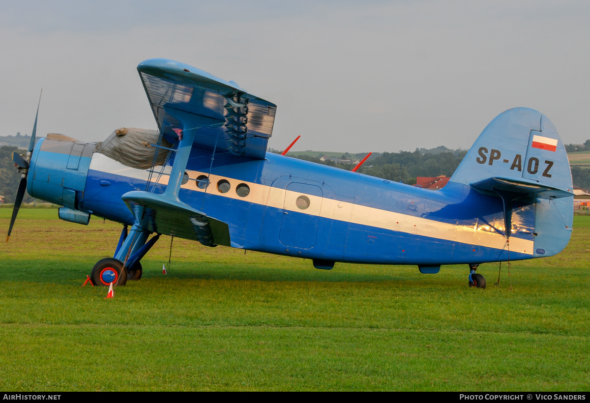 Aircraft Photo of SP-AOZ | Antonov An-2P | Aeroklub Podhalański Nowy Sącz | AirHistory.net #821360