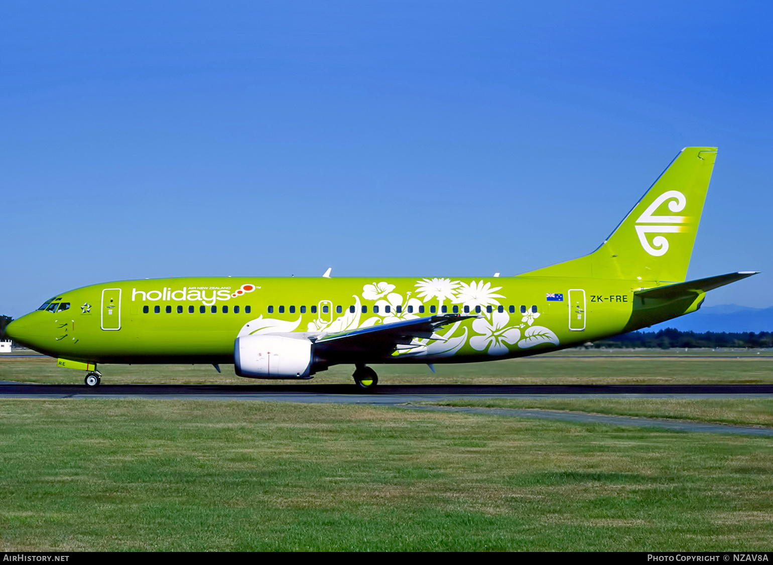 Aircraft Photo of ZK-FRE | Boeing 737-3U3 | Air New Zealand | AirHistory.net #821361