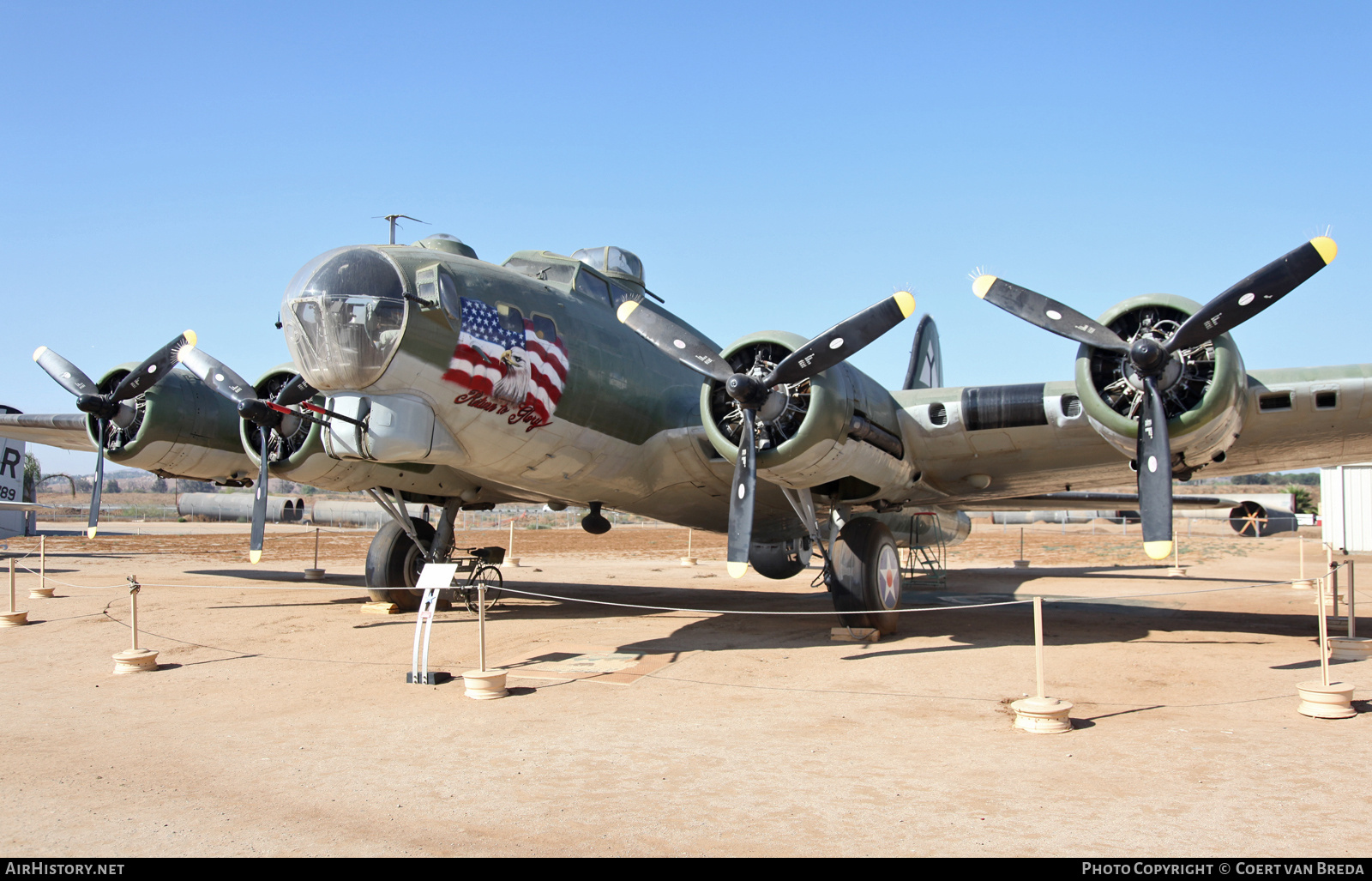 Aircraft Photo of 44-6393 / 446393 | Boeing B-17G Flying Fortress | USA - Air Force | AirHistory.net #821410