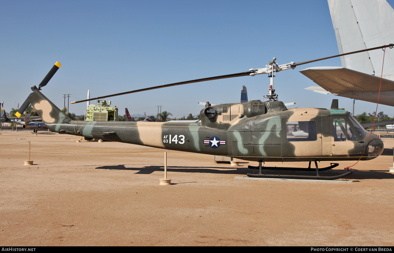 Aircraft Photo of 63-13143 / AF63143 | Bell UH-1F Iroquois | USA - Air Force | AirHistory.net #821421