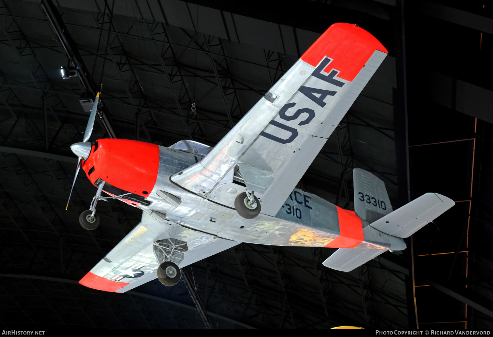 Aircraft Photo of 53-3310 / 33310 | Beech T-34A Mentor | USA - Air Force | AirHistory.net #821422