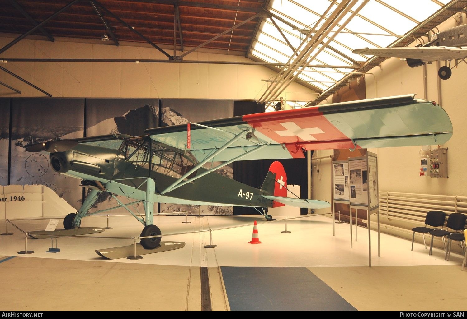 Aircraft Photo of A-97 / HB-EHJ | Fieseler Fi-156C-3 Storch | Switzerland - Air Force | AirHistory.net #821424